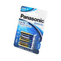 Батарейка Panasonic EVOLTA LR03EGE/4BP LR03 BL4 (Комплект 4 шт.)