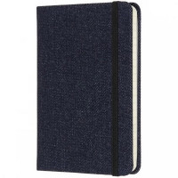 Блокнот Moleskine Limited Edition Denim Large 130 x 210 мм, 192 стр., линейка, темно-синий (Moleskine LCDNB1MM710) *Пятно на обложке