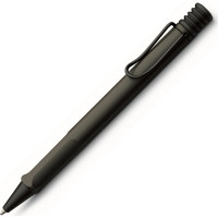 Ручка шариковая автоматическая LAMY Safari Umbra 217, корпус: умбра - матовый черный, стержень: черный (LAMY 4030237) Без упаковки