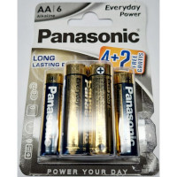 Батарейка Panasonic Everyday Power LR6EPS/6BP 4+2F LR6 4+2шт BL6 (Комплект 6 шт.)