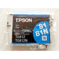 Epson C13T11124A10CIV Картридж в технической упаковке голубой T0812 Epson Stylus Photo R270/R290/R390/RX590/RX610/RX690/1410 (большой ёмкости) Использовать до 06/2016 Уценка, без гарантии