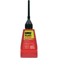 Клей для моделирования UHU Plast Special, для всех видов пластика, наконечник-игла, 30 гр. (UHU 45880)