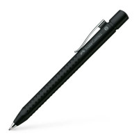 Ручка шариковая автоматическая Faber-Castell GRIP 2011 XB корпус матовый черный, синяя (Faber-Castell 144187)