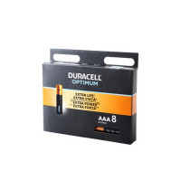 Батарейка DURACELL OPTIMUM LR03 BL8 (Комплект 8 шт.)