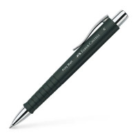 Ручка шариковая автоматическая Faber-Castell Poly Ball M корпус черный, синяя (Faber-Castell 241199)