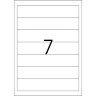 HERMA 5090 (для папок) Этикетки самоклеющиеся Бумажные А4, 192.0 x 38.0, цвет: Белый, клей: перманентный, для печати на: струйных и лазерных аппаратах, в пачке: 25 листов/175 этикеток