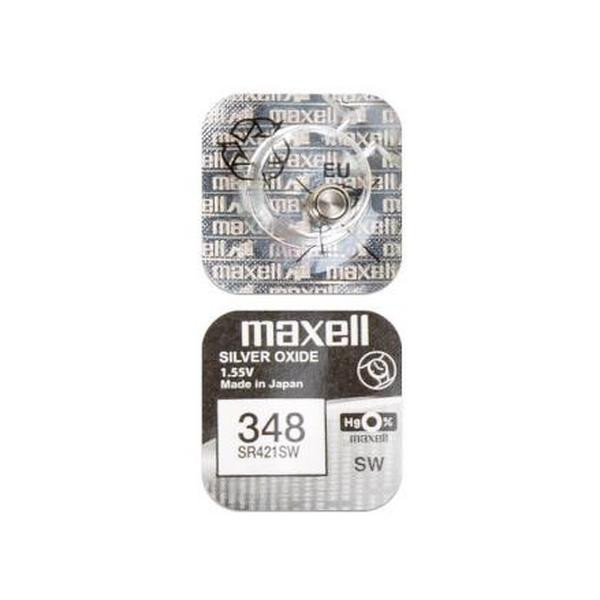 Батарейка MAXELL SR421SW   348  (0%Hg)