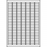 HERMA 4344/10001 (круглые углы) Этикетки самоклеющиеся Бумажные А4, 25.4 x 10.0, цвет: Белый, клей: не перманентный (removable - обладает свойствами стикера), для печати на: струйных и лазерных аппаратах, в пачке: 25 листов/4725 этикеток EOL