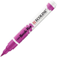 Маркер акварельный Royal Talens Ecoline Brush Pen, художественный, кисть, цвет 545 красно-фиолетовый (Royal Talens 11505450)