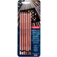 Набор цветных карандашей Derwent Metallic Traditional, 6 цветов (Derwent 2305600)