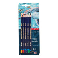 Набор цветных акварельных карандашей Derwent Inktense, с эффектом чернил, 6 цветов (Derwent 0700927)