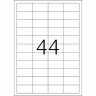 HERMA 4272 Этикетки самоклеющиеся Бумажные А4, 48.3 x 25.4, цвет: Белый, клей: перманентный, для печати на: струйных и лазерных аппаратах, в пачке: 100 листов/4400 этикеток
