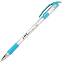 Ручка шариковая Flexoffice Mazti с масляными чернилами, 0,7 мм, корпус синий, синяя (FLEXOFFICE FO-GELB04BB BLUE)