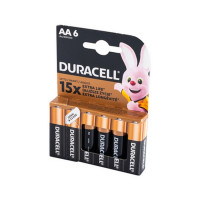 Батарейка DURACELL BASIC LR6 BL6 (Комплект 6 шт.)