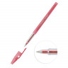 Ручка шариковая Stabilo Liner 808 F / 0,38 мм., корпус: красный дымчатый, цвет чернил: Красный (STABILO 808/40 FT, 808FT/40)