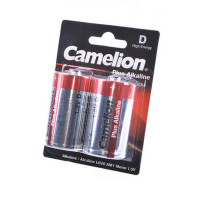 Батарейка Camelion Plus Alkaline LR20-BP2 LR20 BL2 (Комплект 2 шт.)