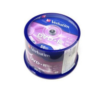 Записываемый компакт-диск Verbatim 43550 DVD+R 4.7 GB 16x CB/50 (Комплект 50 шт.)