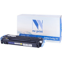 NV Print NVP-Q6002A/707Y Картридж совместимый NV-Q6002A / NV-707 Yellow универсальные для HP / Canon Color LaserJet 1600 /  2600n /  2605 /  2605dn /  2605dtn /  LBP 5000 i-Sensys Laser Shot /  5102 (2000k)