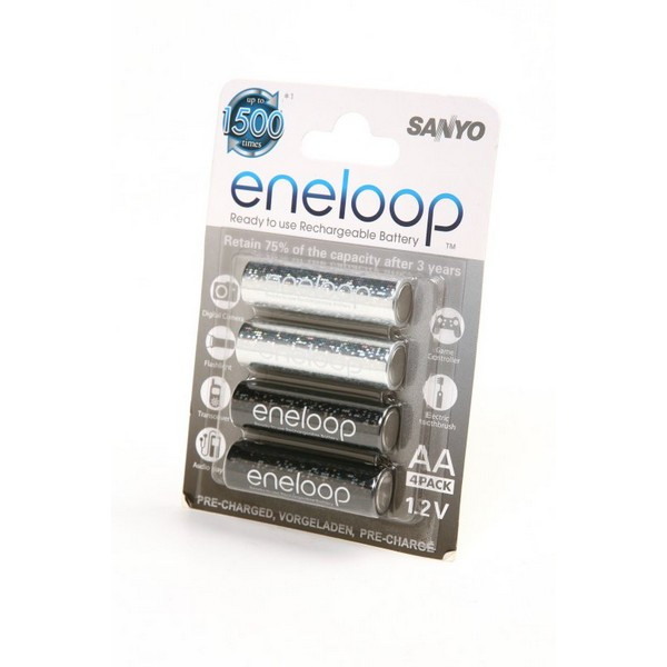 SANYO eneloop HR-3UTGA-4BP-AZ F734S1171 1900mAh AA BL4 Аккумулятор Уценка: дата производства 05/2011