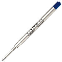 Стержень для шариковой ручки PARKER Quinkflow, тип PARKER, металлический, 98 мм, линия 1 мм/М, синий, без упаковки, 1 шт. (PARKER S0909480)