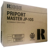 Ricoh 893023 Мастер-пленка для дупликатора тип JP10S (упаковка 2 рулона) для Ricoh Priport JP1010 / DX3240 / 3243 / 3324. 300 трафаретов A4 из одного рулона