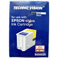 Techno Vision C13S020025 Совместимый картридж S025 черный для Epson Stylus 400, 800, 800+, 1000, 1000+, 1000A3 (Techno Vision TVC-E025B) Использовать до 10/2005