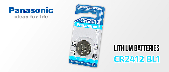 Panasonic Lithium batteries CR2412 BL1 