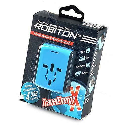 ROBITON TravelEnergy-X 4 USB-разъема BL1 