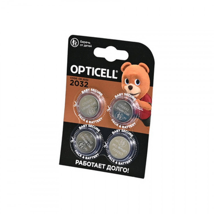 Батарейка OPTICELL SPECIALTY CR2032 BL4 (Комплект 4 шт.) Батарейка OPTICELL SPECIALTY CR2032 BL4 (Комплект 4 шт.)