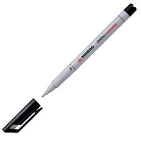 Маркерная ручка Stabilo OhPen Universal, 0,7 мм. F, черная, неперманентные чернила (STABILO 852/46)