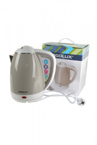 Чайник ERGOLUX ELX-KS02-C18 электрический, белый с бежевым BL1