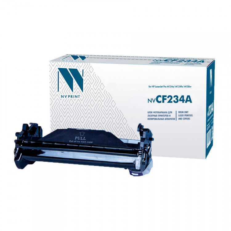 NV Print NVP-CF234A Блок фотобарабана совместимый NV-CF234A для HP LaserJet Pro M134a /  M134fn /  M106w (9200k)