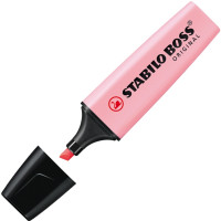 Текстовыделитель Stabilo Boss Original Pastel 70/129, 2-5 мм, скошенный, розовый (Stabilo 70/129)*