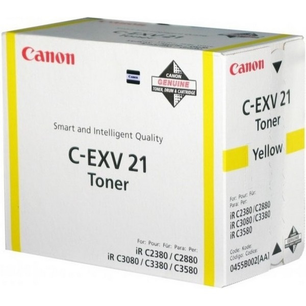 Canon 0455B002 Тонер желтый C-EXV 21 для Canon iRC2880/3380/3880 (14К)