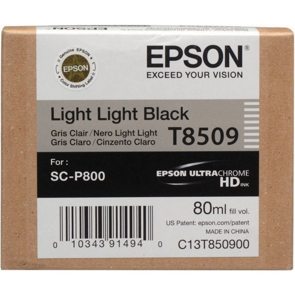 Epson C13T850900 Картридж светло-серый T8509 для Epson SureColor SC-P800 (80 мл)