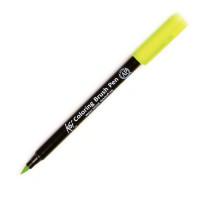 Маркер акварельный KOI Coloring Brush Pen, художественный, кисть, цвет 32 Fresh Green (Sakura XBR#32)