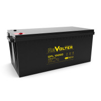 Energon Delta GPL 12200 Аккумуляторная батарея REVOLTER (DELTA) GPL 12200 (12В / 200Ач, Тип: AGM, Клемма: Болт М8, ДхШхВ: 522x239x217мм (Полная высота: 218мм), срок службы: 10 лет, Гарантия: 1г, вес: 61,5кг)