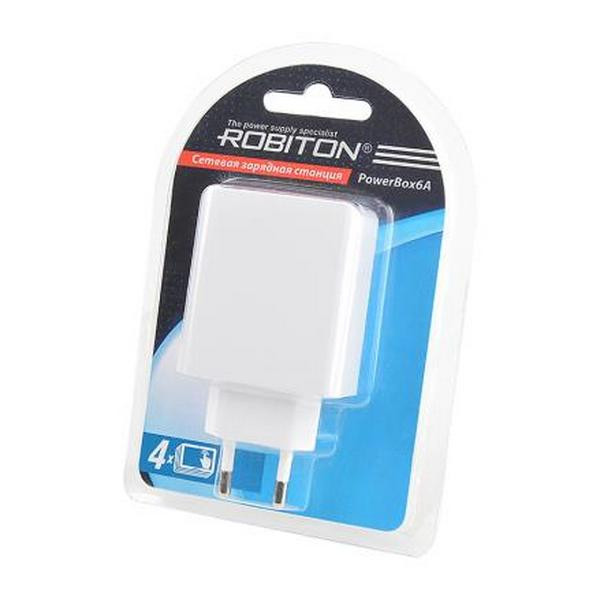 Зарядная станция ROBITON PowerBox6A BL1