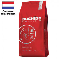 Кофе в зернах BUSHIDO "Red Katana" 1 кг, арабика 100%, НИДЕРЛАНДЫ, BU10004007