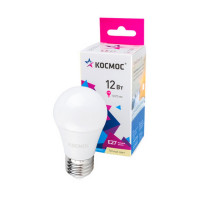 Лампа светодиодная КОСМОС LED12WGL45E2730 12Вт E27 3000K BL1