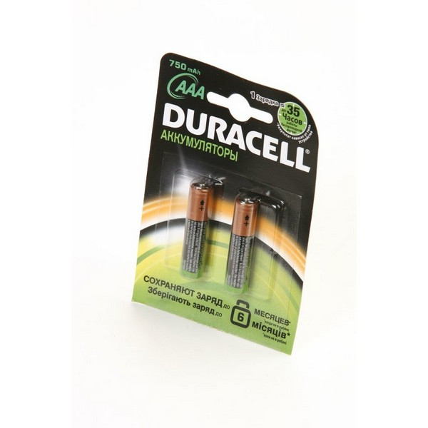 DURACELL HR03 AAA 750мАч BL2 Аккумулятор