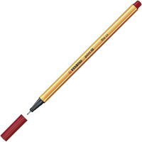 Ручка капиллярная Stabilo Point 88 0,4 мм, 88/50 темно-красный (STABILO 88/50)*