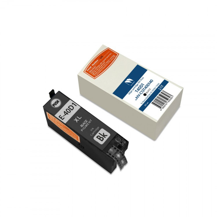 NV Print NVP-C13T40D140 Струйный картридж T40D1 (NV-C13T40D140) Black для Epson SureColor SC-T5100 / T3100 (65 мл) совместимый
