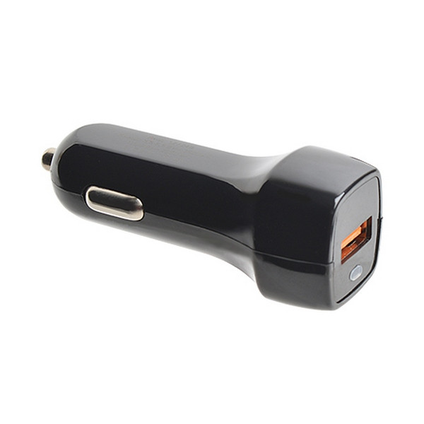 Адаптер/блок питания автомобильный ROBITON QCharger/Auto (12-24V) + MicroUSB, 1м BL1