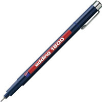 Ручка капиллярная Edding 1800 (003) 0,1 мм, синий (Edding E-1800/3)