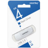 Флеш-диск 4 GB SMARTBUY Scout, USB 2.0, белый, SB004GB2SCW