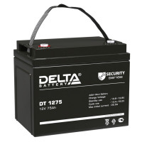 Energon Delta DT 1275 Аккумуляторная батарея DELTA DT 1275 (12В / 75Ач, Тип: AGM, Клемма: Болт М6, ДхШхВ: 260х168х211мм (Полная высота: 213мм), срок службы: 7-10 лет, Гарантия: 1г, вес: 21,5кг)