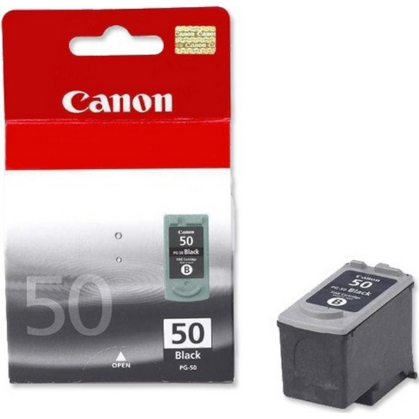 Canon 0616B001 Картридж черный PG-50 для Canon PIXMA MP450/PM170/150/iP6220D/6210D/2200/1600 (увеличенный ресурс)