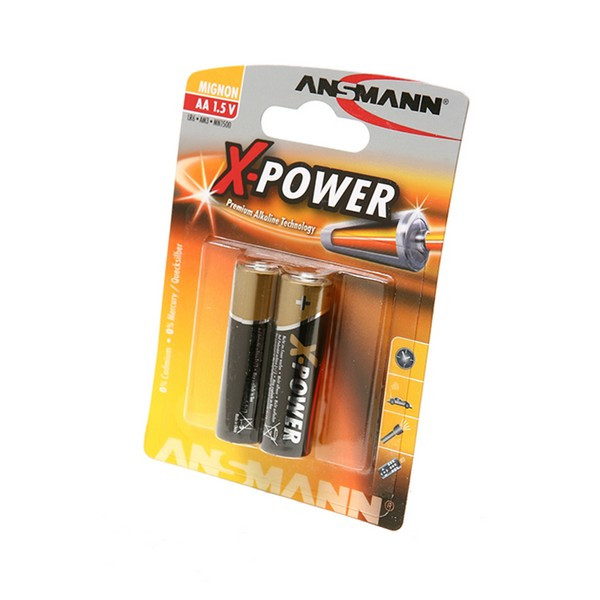 Батарейка ANSMANN X-POWER 5015613 LR6 BL2 (Комплект 2 шт.)