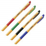 Набор гелевых ручек STABILO pointVisco, 0,5 мм., 4 цвета в пластиковом футляре: Синий, Черный, Красный, Зеленый(STABILO 1099/4)
